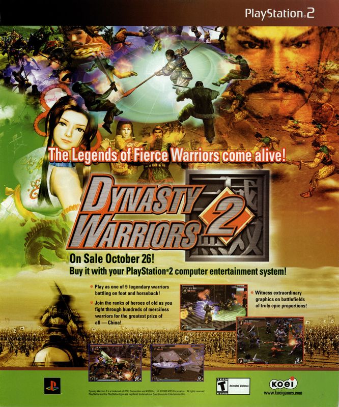 Dynasty Warriors 2 - PS3