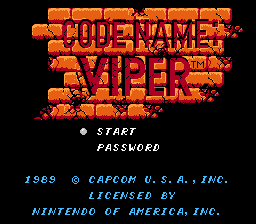 Code Name: Viper - NES