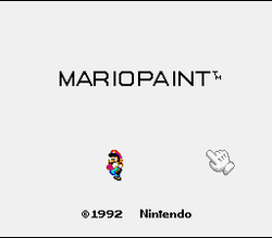 Mario Paint - SNES