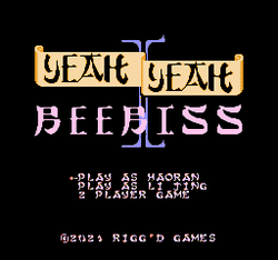 Yeah Yeah Beebiss II - NES
