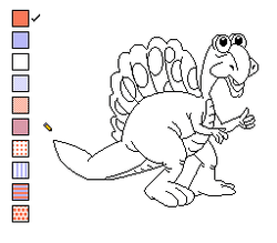 Color a Dinosaur - NES