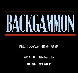 Backgammon - NES