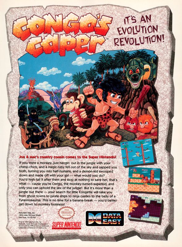 Congo's Caper - SNES
