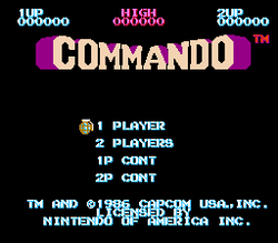 Commando - NES