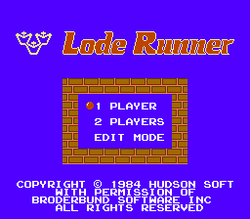 Lode Runner - NES