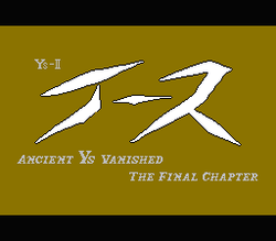 Ys II: Ancient Ys Vanished - The Final Chapter - NES