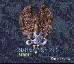 Ys V: Ushinawareta Suna no Miyako Kefin - SNES