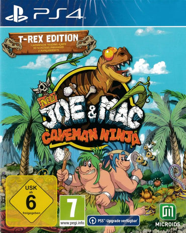 New Joe & Mac: Caveman Ninja (T-Rex Edition) - PS4