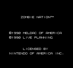 Zombie Nation - NES