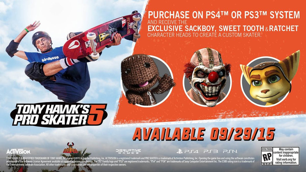 Tony Hawk's Pro Skater 5 - PS3