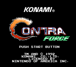 Contra Force - NES
