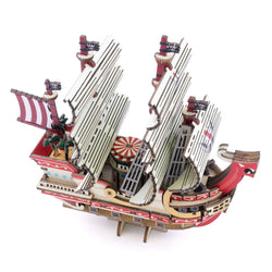 Wa-Gu-Mi Red Force - One Piece - Wooden 3D Puzzle Kit