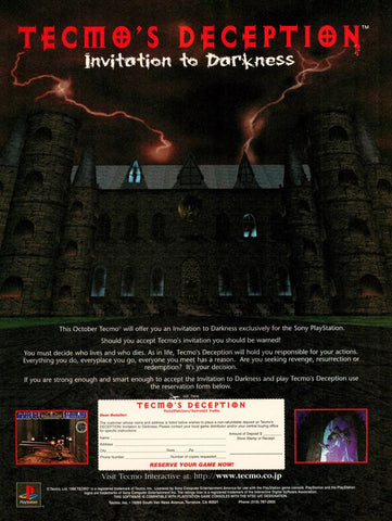 Tecmo's Deception - PS3