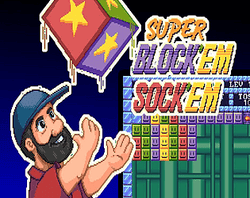 Block'em Sock'em - SNES