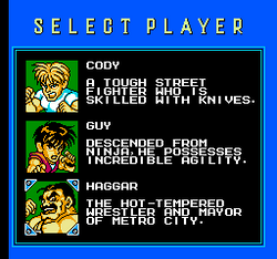 Mighty Final Fight - NES