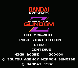 Mobile Suit Z Gundam: Hot Scramble - NES