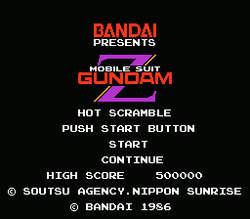 Mobile Suit Z Gundam: Hot Scramble - NES
