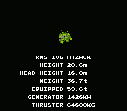 Mobile Suit Z Gundam: Hot Scramble - NES