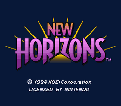 New Horizons - SNES
