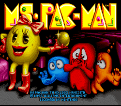 Ms. Pac-Man - SNES