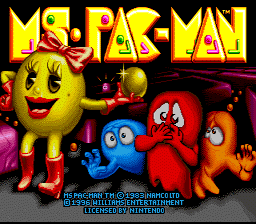 Ms. Pac-Man - SNES