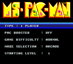 Ms. Pac-Man - SNES