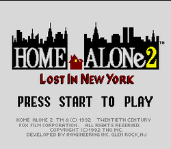 Home Alone 2: Lost in New York - SNES