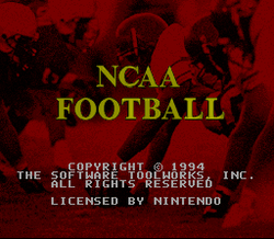 NCAA Football - SNES