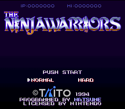 Ninja Warriors - SNES