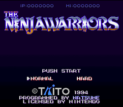 Ninja Warriors - SNES
