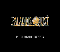 Paladin's Quest - SNES
