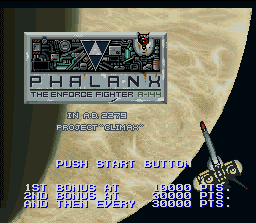 Phalanx - SNES
