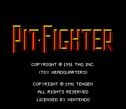 Pit-Fighter - SNES