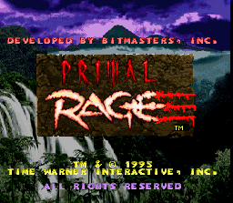 Primal Rage - SNES