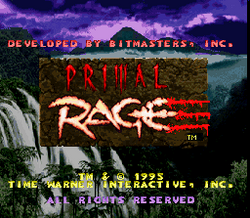 Primal Rage - SNES