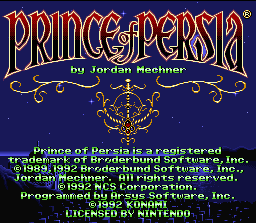 Prince of Persia - SNES