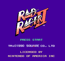Rad Racer II - NES