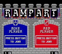 Rampart - SNES