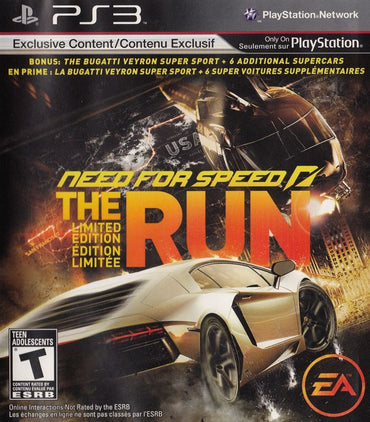 Need for Speed: The Run (Limited Edition) - PS3