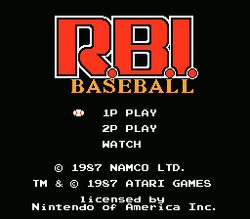 R.B.I. Baseball - NES