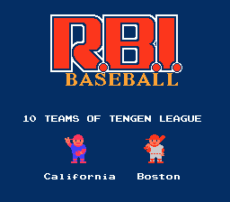 R.B.I. Baseball - NES