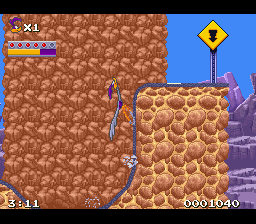 Road Runner's Death Valley Rally - SNES