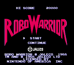 RoboWarrior - NES