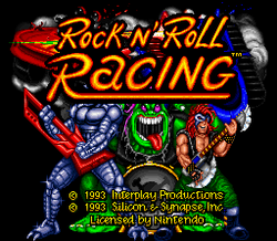 Rock n' Roll Racing - SNES