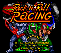 Rock n' Roll Racing - SNES