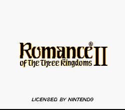 Romance of the Three Kingdoms II - SNES