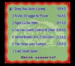 Romance of the Three Kingdoms II - SNES