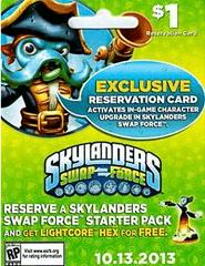 UFO Hat - SWAP Force, Target Pre-order Card - Skylanders