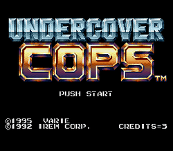 Undercover Cops - SNES