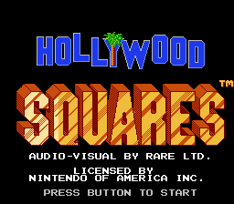 Hollywood Squares - NES